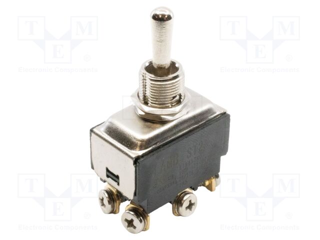 Switch: toggle; Pos: 3; DP3T; ON-OFF-ON; 15A/277VAC; 0÷85°C; UL94V-0