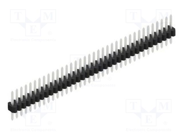 Connector: pin strips; pin header; male; PIN: 36; 1.27mm; THT; 1x36