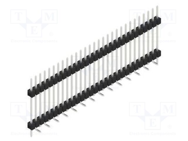 Connector: pin strips; pin header; male; PIN: 29; 2.54mm; SMT; 1x29