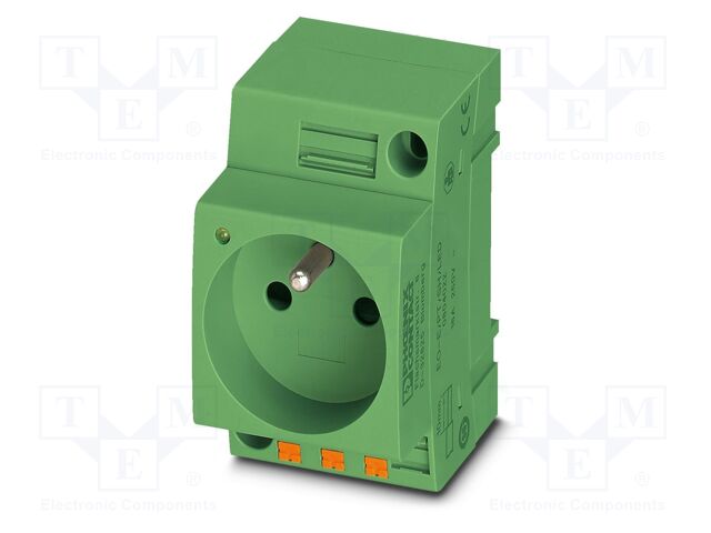 Connector: AC supply; socket; female; 16A; PIN: 3; push-in; 250VAC