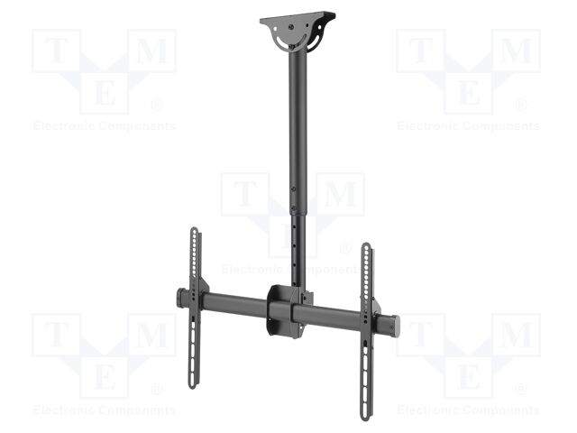 Holder; ceiling; 50kg; 37÷70"; black; Dim: 680mmx435mmx1.13m