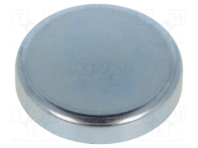 Magnet: permanent; hard ferrite; 280N; Ø: 57mm; H: 10.5mm; steel