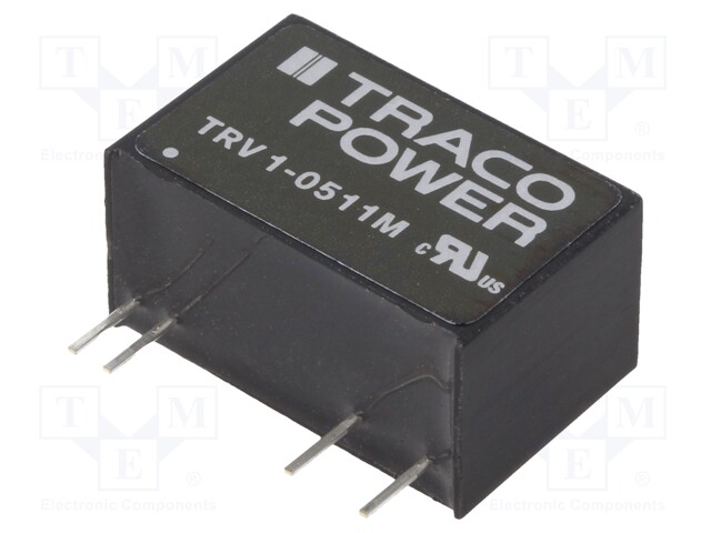 Converter: DC/DC; 1W; Uin: 4.5÷5.5V; 5VDC; Iout: 200mA; SIP9; 4.8g