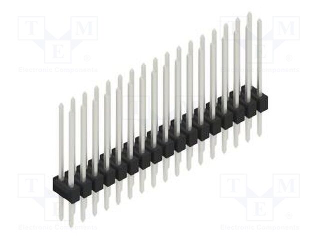 Connector: pin strips; pin header; male; PIN: 34; 2.54mm; THT; 2x17