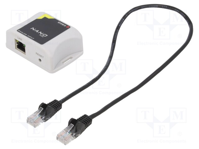 Analog input converter LAN/RS485; Number of ports: 2; 10÷24VDC