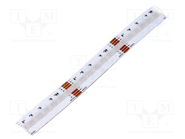 COB LED tape; RGBW; 24V; LED/m: 840; 12mm; white PCB; IP20; 180°