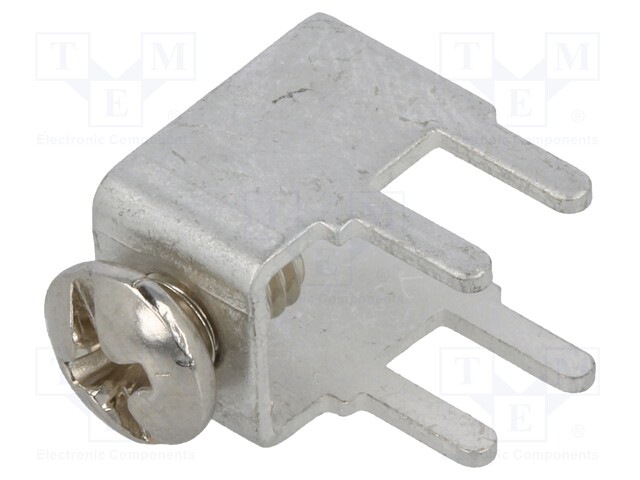 Terminal: screw terminal; THT,screw terminal; silver; 7.5x5mm