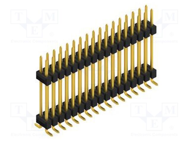 Connector: pin strips; pin header; male; PIN: 34; 2.54mm; SMT; 2x17