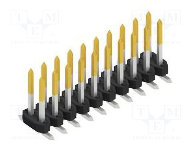 Connector: pin strips; pin header; male; PIN: 20; 2mm; SMT; 2x10