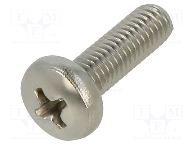 Screw; M5x16; Head: button; Phillips; PH2; A2 stainless steel