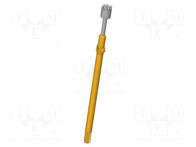 Test needle; Operational spring compression: 4mm; 8A; Ø: 2.5mm