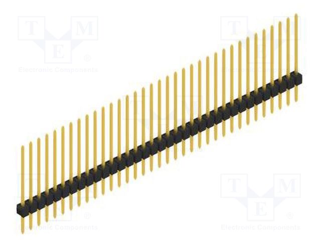 Connector: pin strips; pin header; male; PIN: 35; 2.54mm; THT; 1x35