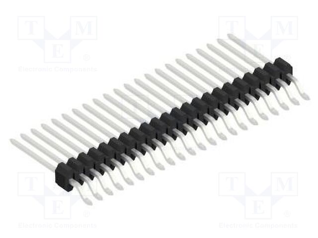 Connector: pin strips; pin header; male; PIN: 22; 1.27mm; SMT; 1x22