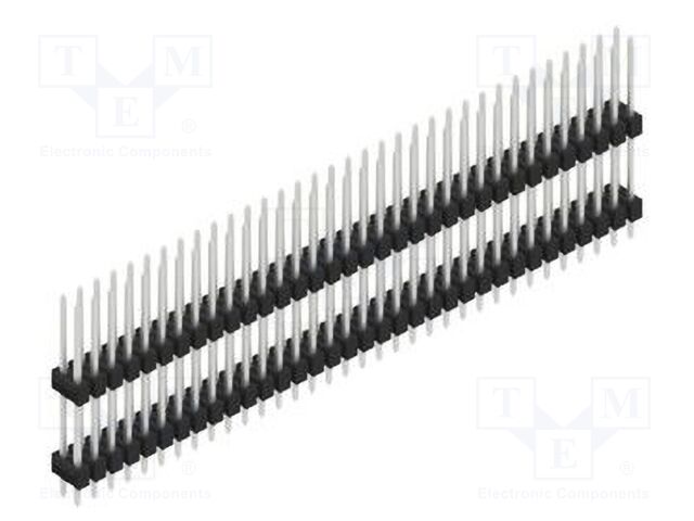 Connector: pin strips; pin header; male; PIN: 68; 2.54mm; THT; 2x34