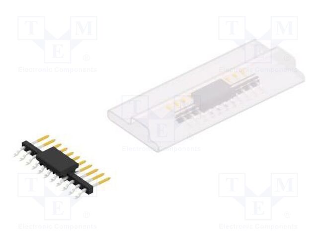Connector: pin strips; pin header; male; PIN: 11; 2mm; SMT; 1x11