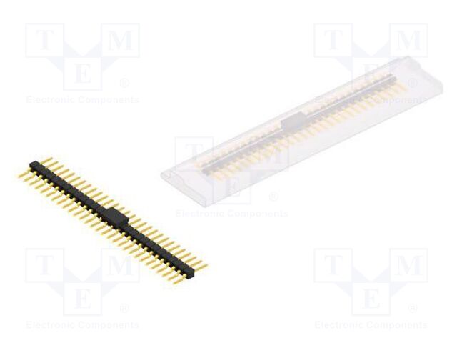 Connector: pin strips; pin header; male; PIN: 29; 2.54mm; SMT; 1x29