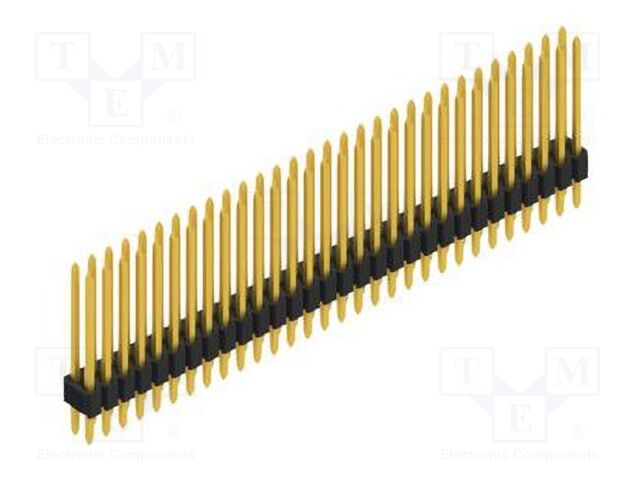 Connector: pin strips; pin header; male; PIN: 60; 1.27mm; THT; 2x30
