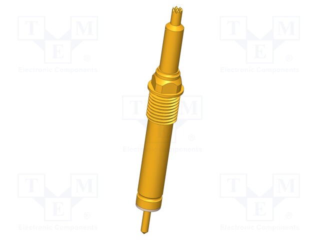 Test needle; Maksimum spring compression: 5mm; 3A; Contacts: CuBe
