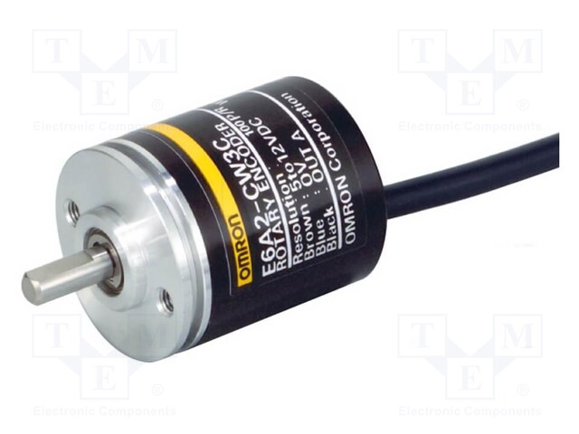 Encoder: incremental; Usup: 12÷24VDC; 100imp/revol; shaft 4mm