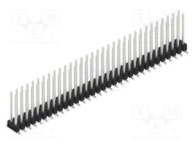 Connector: pin strips; pin header; male; PIN: 64; 2.54mm; SMT; 2x32
