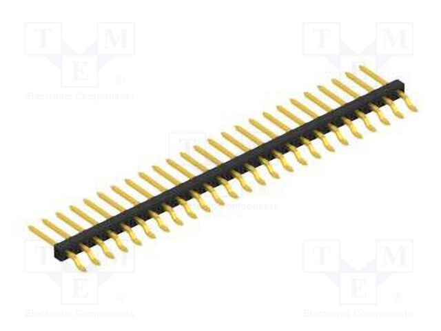 Connector: pin strips; pin header; male; PIN: 25; 2mm; SMT; 1x25