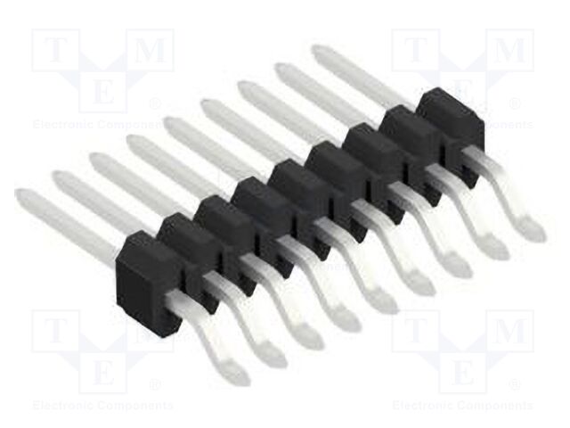 Connector: pin strips; pin header; male; PIN: 9; 1.27mm; SMT; 1x9