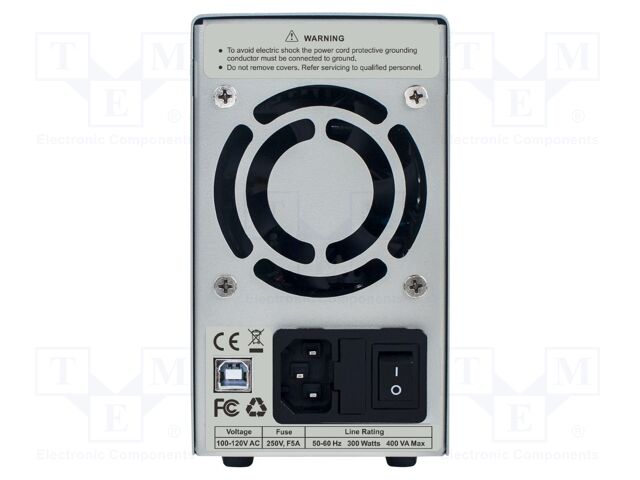 Power supply: programmable laboratory; Channels: 1; 0÷30VDC; 0÷5A