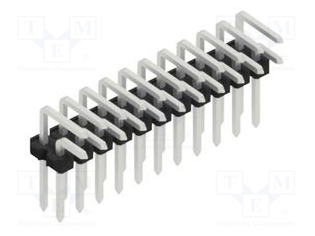 Connector: pin strips; pin header; male; PIN: 22; 2.54mm; THT; 2x11