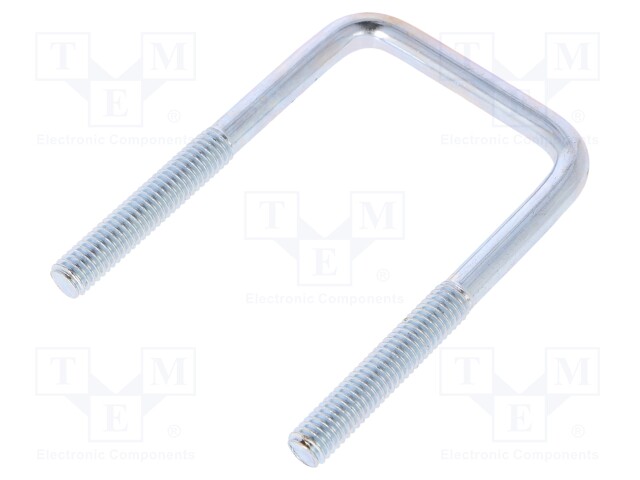 U-bolt; C; steel; zinc; Thread len: 30mm; Int.width: 35mm; H: 65mm