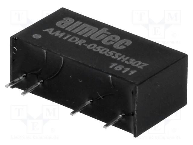 Converter: DC/DC; 1W; Uin: 4.5÷5.5V; 5VDC; Iout: 200mA; SIP7; 2.7g