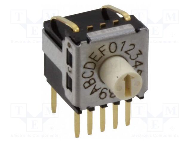 Encoding switch; HEX/BCD; Pos: 16; THT; Rcont max: 200mΩ; 1.96Ncm