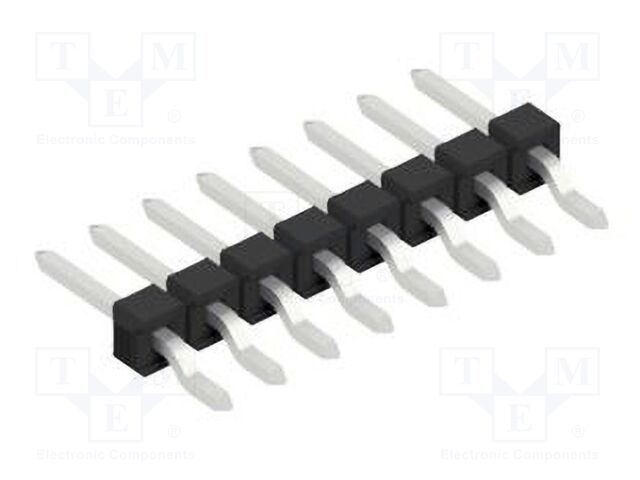 Connector: pin strips; pin header; male; PIN: 8; 2.54mm; SMT; 1x8