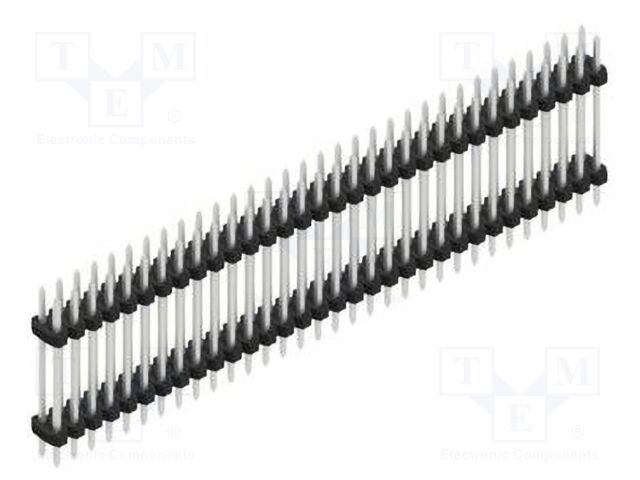 Connector: pin strips; pin header; male; PIN: 64; 2mm; THT; 2x32