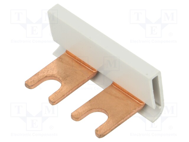 Busbar; 16mm2; Poles: 1; Urated: 400V; fork; Pitch: 17.8mm; L: 30mm