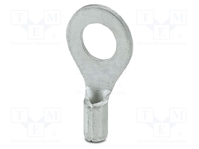 Non-insulated; Body: silver; Tip: ring