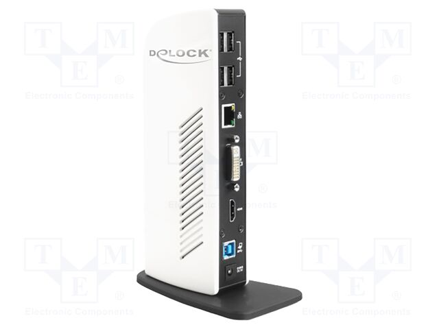 Hub USB; dual link; LED status indicator; white,black