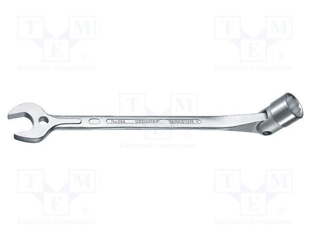 Wrench; socket spanner,spanner,with joint; 10mm; tool steel