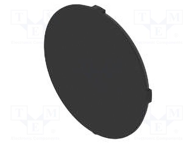 Cover; OptoHiT; black; plastic; Ø20mm