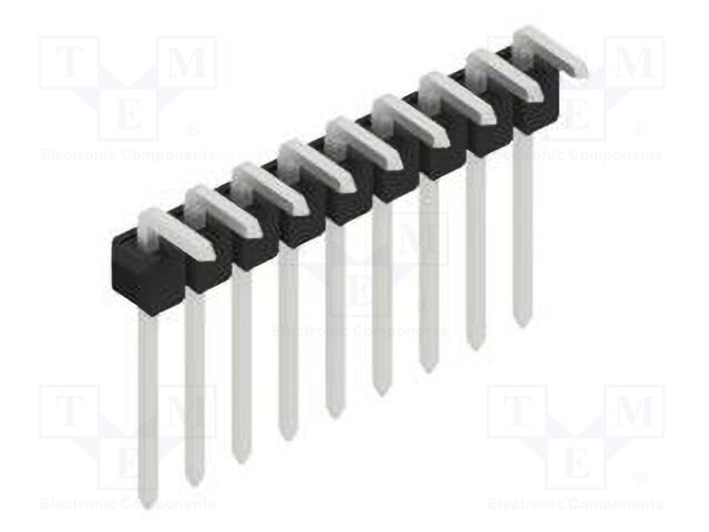 Connector: pin strips; pin header; male; PIN: 9; 2.54mm; THT; 1x9