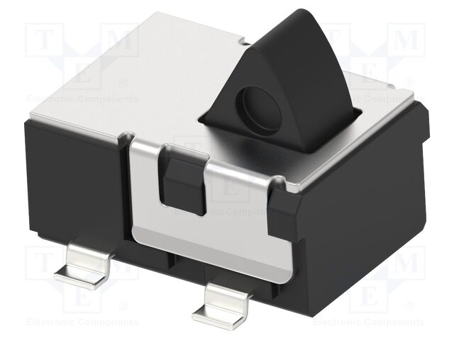 Microswitch TACT; SPST-NO; Pos: 2; 0.01A/5VDC; SMT; none; 0.36N