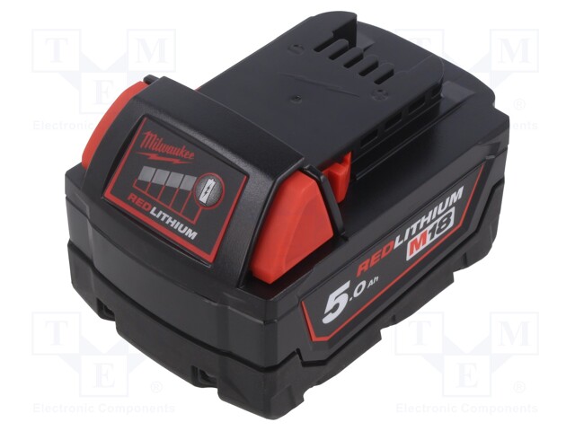 Re-battery: Li-Ion; MW-M12-18FC; 18V; 5000mAh; packs