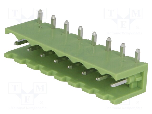 Pluggable terminal block; Contacts ph: 5mm; ways: 8; angled 90°