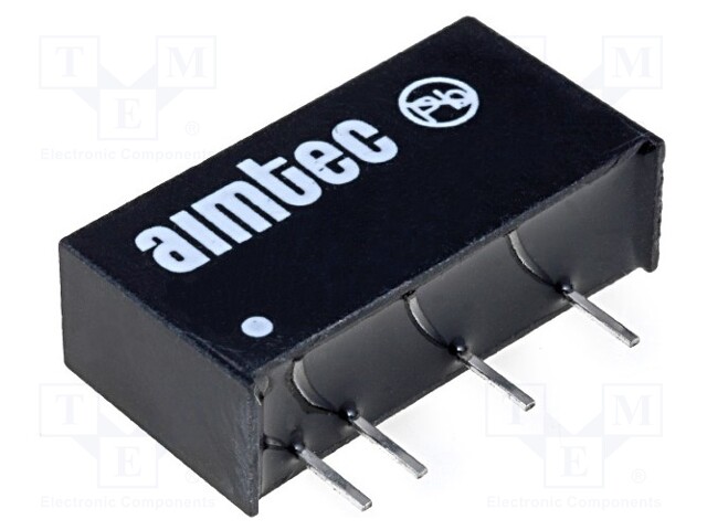 Converter: DC/DC; 1W; Uin: 10.8÷13.2V; Uout: 12VDC; Uout2: -12VDC