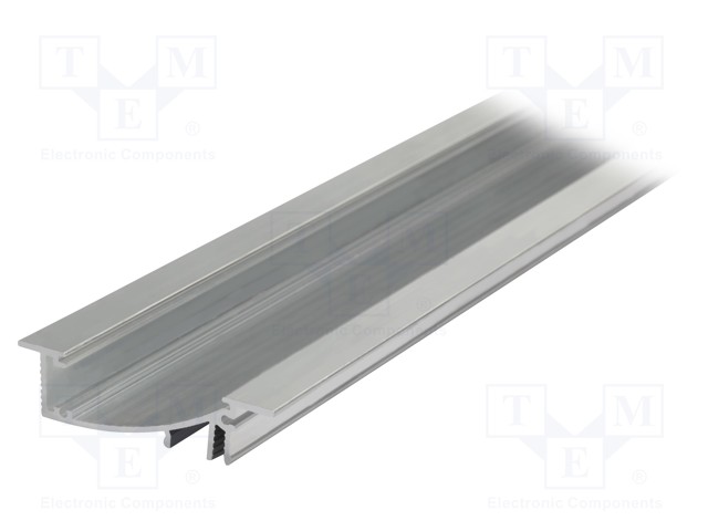 Profiles for LED modules; recessed; natural; L: 2m; aluminium