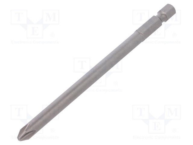 Screwdriver bit; Phillips; PH2; Overall len: 110mm