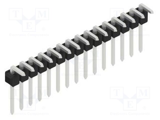 Connector: pin strips; pin header; male; PIN: 15; 2.54mm; THT; 1x15