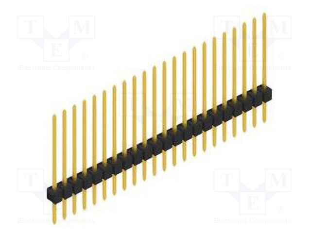 Connector: pin strips; pin header; male; PIN: 22; 2.54mm; THT; 1x22
