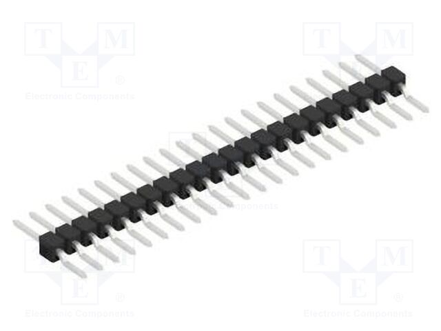 Connector: pin strips; pin header; male; PIN: 22; 2.54mm; SMT; 1x22