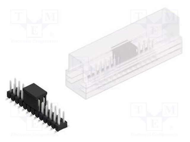 Connector: pin strips; pin header; male; PIN: 26; 2.54mm; SMT; 2x13