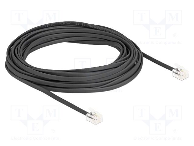 Cable: telephone; connection 1: 1; RJ11 plug,both sides; Len: 5m